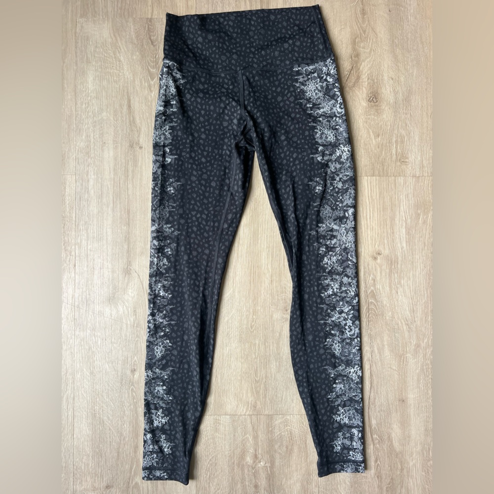 Lululemon legging. Align size 8. (I think 25 in length)